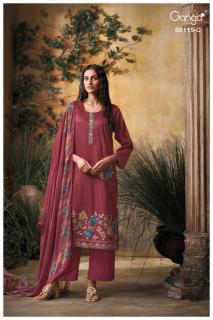 Ganga saiba 5115 cotton dress material wholesale price